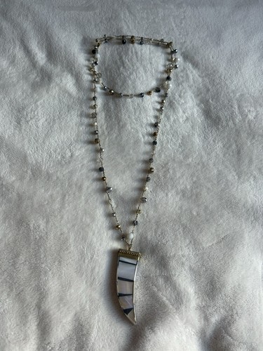 Collana corno sagomato - corno,
