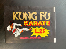 BUSTINA FIGURINE KUNG FU KARATE EDIZIONE IMPERIA 1972 OTTIMA PIENA SIGILLATA