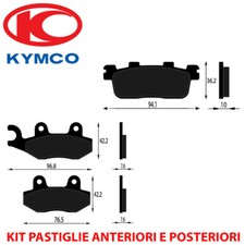 KIT PASTIGLIE FRENO ANTERIORI