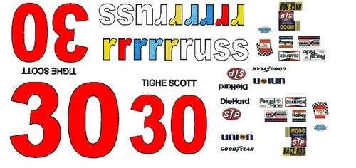 Decalcomanie scivolo - #30,