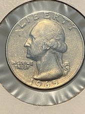 1965 P Washington Quarter