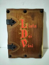 Porta Lista Dei Vini In Legno