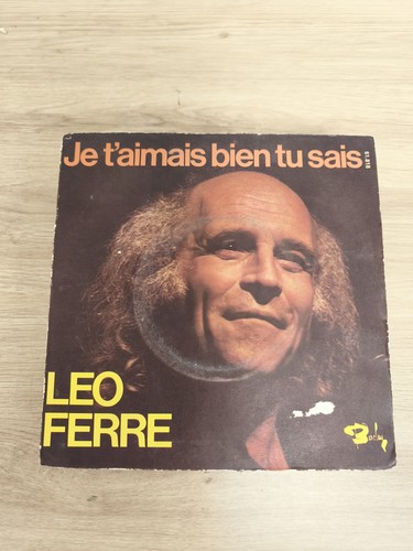 Vinyle tours leo ferré je - 45,