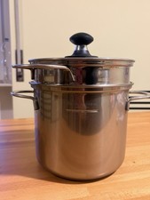 Lagostina pastaiola doppio cestello pastarella pentola 2 cestelli 15/19 Cm Diam