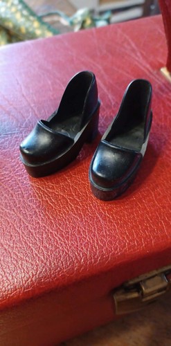 Scarpe nere con - , zeppa
