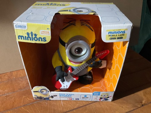 Minion with guitar rock n - minion, 'n