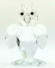 Gufo Decorazione Vetro Lucido