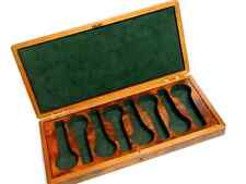 G279_Cofanetto PORTA OROLOGI IN RADICA Otto posti con bassorilievo argentato