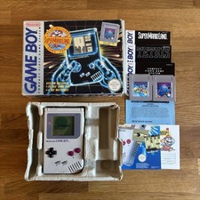 Nintendo Gameboy Super Mario Land adesivo variante console in scatola
