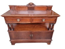 CREDENZA SERVANTE IN MOGANO INTEGRA  EPOCA XIX SECOLO OTTIMO STATO