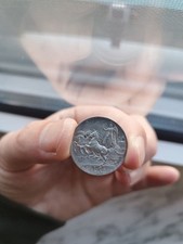 Moneta 1 lira 1917 quadriga