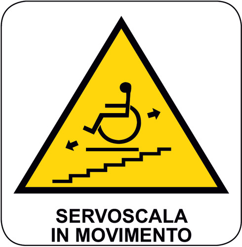 Adesivo segnaletica pericolo - adesivo,