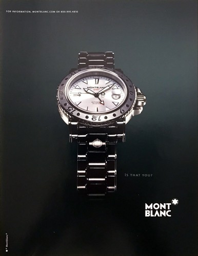 Foto orologio gmt mont blanc - orologio,