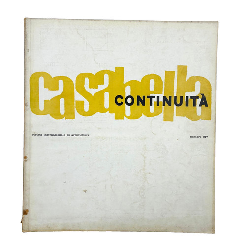 Casabella continuità 217 - continuità, n.