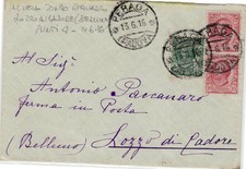 3112 01 PADOVA VIGONZA PERAGA X LOZZO DI CADORE