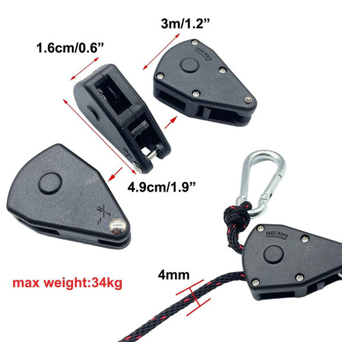 4mm tenda campeggio corda - 4mm,