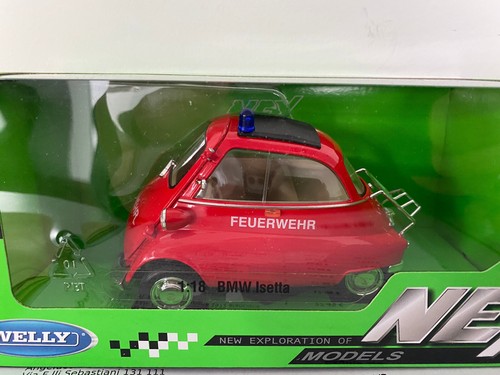 Bmw isetta feuerwehr welly - feuerwehr,