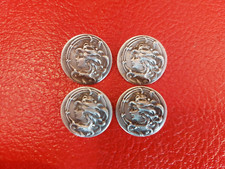 Bottoni Art Nouveau Argento