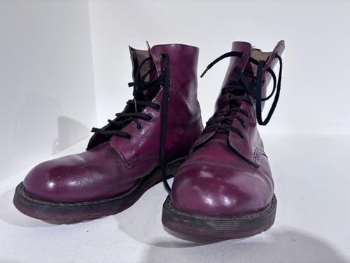 Stivali vintage oxblood - stivali,