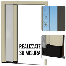 Zanzariera Laterale a Carrarmato Spedita su Misura  – Facile Montaggio No Fori