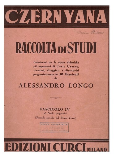 Czernyana raccolta studi - raccolta,