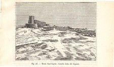 Stampa antica monte - stampa,