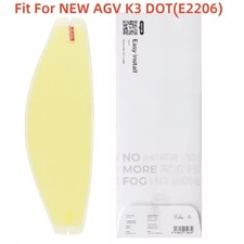 Pellicola fotocromatica antiappannamento casco per NUOVO AGV K3 DOT(E2206) casco pellicola antiappannamento