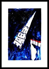 MARIO SCHIFANO-  SERIGRAFIA MATERICA   CM. 100 X 70