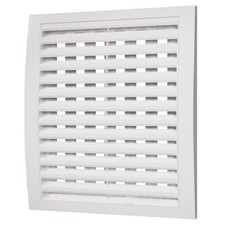 Bianco Griglia di Ventilazione con Regolabile Interruttore Muro Condotto Cover