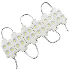 1 Modulo LED 4 SMD 5730 12V IP68 BLU Insegne Barca Auto Barra Impermeabile PV