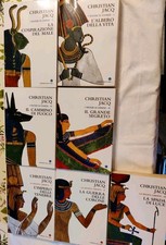 Lotto 7 Romanzi di Christian Jacq - Corriere della sera. Leggere descrizione!