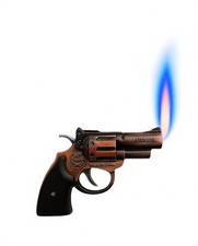 Accendino pistola revolver