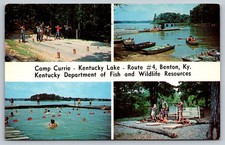 Cartolina d'epoca Camp Currie