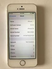 iPhone 5s 16 Gb Silver Bianco Libero sim free usato ok Unlocked #Back2eBay A1457