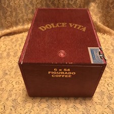 Scatola portasigari in legno