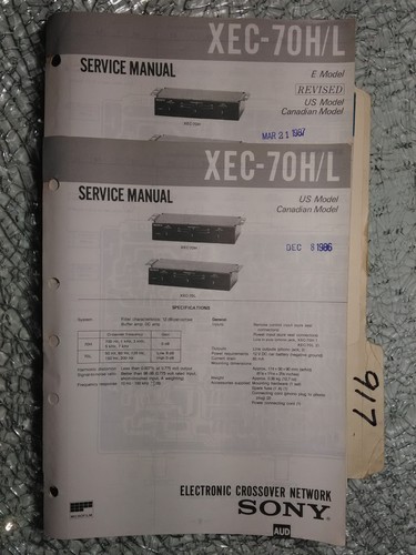 Sony xec manuale di - sony, l