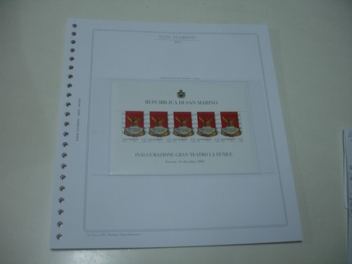 San marino 2003 - san, minifoglio