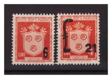 SAN MARINO 1947  -  STEMMI