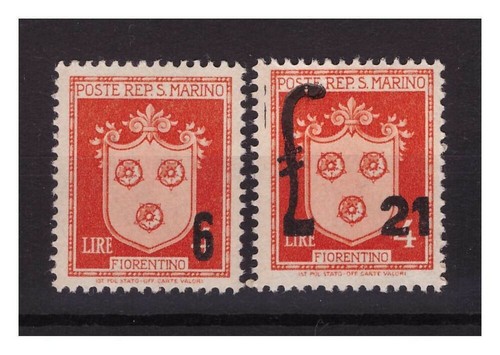 San marino 1947 stemmi - -,