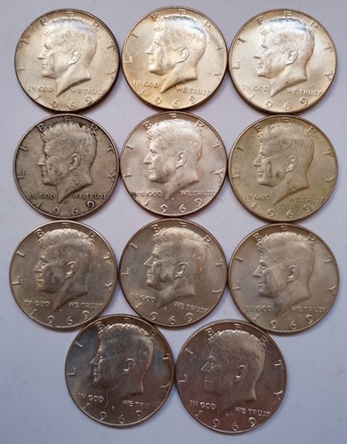 Kennedy half dollar 1969 - dollar,