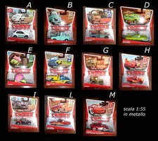 CARS 2 Personaggi in Metallo