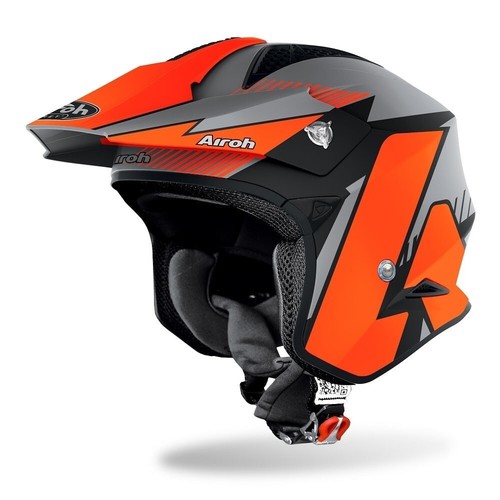 Casco trial airoh trr - s, pure