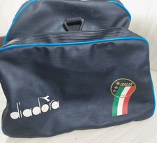 Borsone vintage Diadora Italia FIGC verde bianco rosso calcio calcio calcio logo