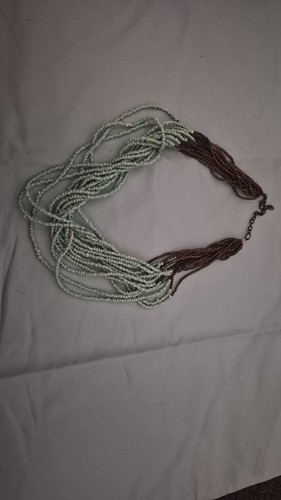 Collana perle semi - perle,