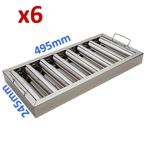 Filtro deflettore grasso a - 6x,