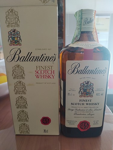 Ballantine finest scotch - ballantine’s,