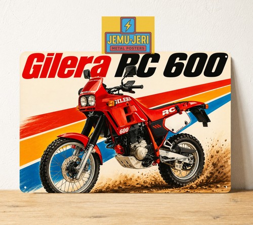 Insegna moto metallo gilera - insegna,