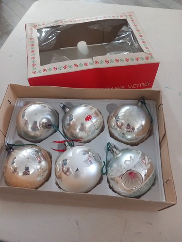 Palline natale vintage anni - di,