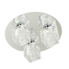 Lampada Bagno lampadario parete 3 luci 40 W G9 cromo vetro IP20 Splash 2133-038