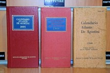 "CALENDARIO ATLANTE DE AGOSTINI" 1°Edizione Istituto Geografico De Agostini
